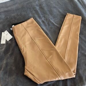Faux leather pants/leggings size Medium
